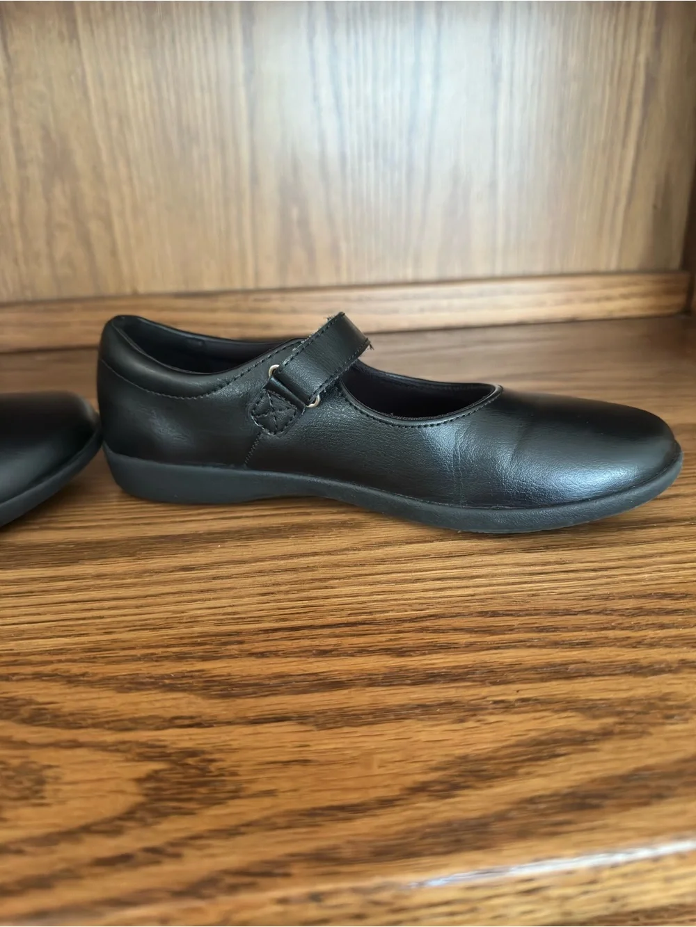 Hush Puppies Girl Lexi Mary Jane Flat, Black, 3.6 Youth Cushion US HP853927